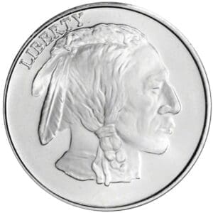 1 OUNCE SILVER BUFFALO ROUND (ASSORTED MINTS)