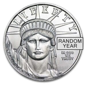 1 OUNCE PLATINUM AMERICAN EAGLE (RANDOM YEAR)