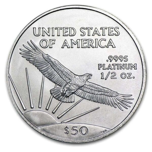 1/2 OUNCE US PLATINUM EAGLE (RANDOM YEAR) - Image 2