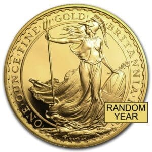 1 OUNCE GOLD UK BRITANNIA (RANDOM YEAR)