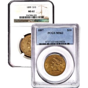 MS62 $10 LIBERTY GOLD EAGLE