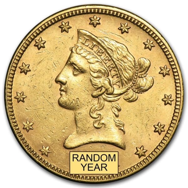 MS62 $10 LIBERTY GOLD EAGLE - Image 2