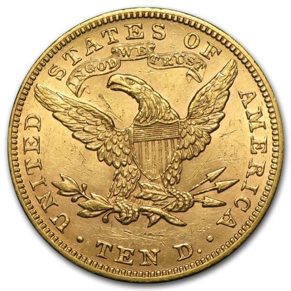 MS62 $10 LIBERTY GOLD EAGLE - Image 3