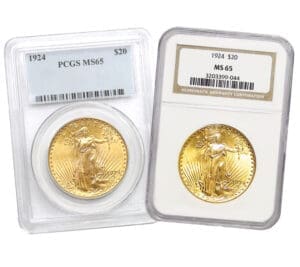 MS65 $20 SAINT GAUDENS GOLD DOUBLE EAGLE
