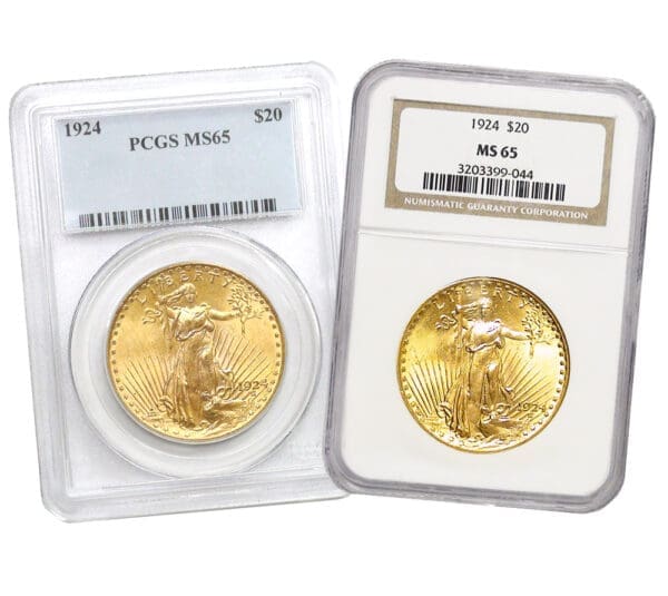 MS65 $20 SAINT GAUDENS GOLD DOUBLE EAGLE