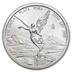 1/10 OUNCE MEXICAN SILVER LIBERTAD 2024