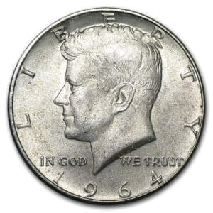 US 90% BU KENNEDY HALF DOLLAR (In Increments of $1 Face Value)