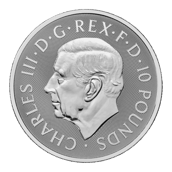 10 OUNCE SILVER ROYAL MINT THE ROYAL ARMS 2024