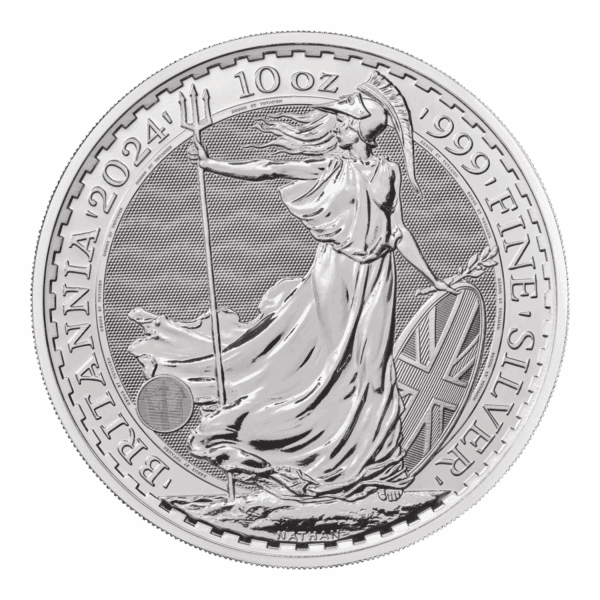 10 OUNCE SILVER ROYAL MINT BRITANNIA 2024 - Image 2