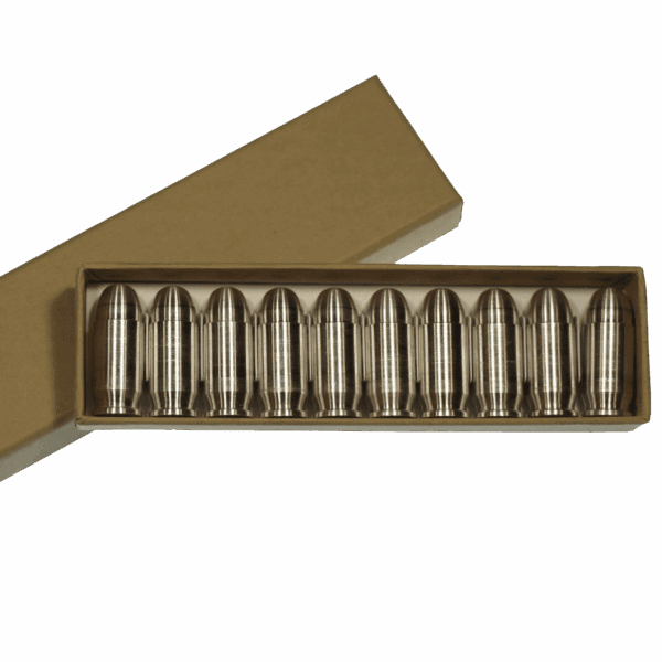 1 OUNCE SILVER BULLET .45 CALIBER ACP - Image 3