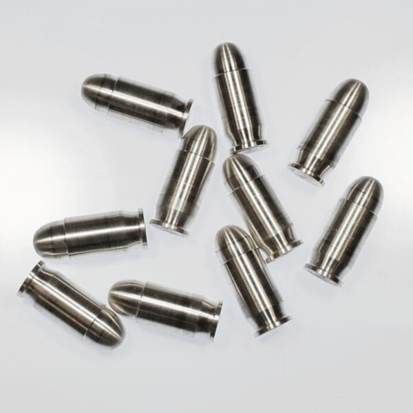 1 OUNCE SILVER BULLET .45 CALIBER ACP - Image 2