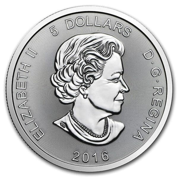 1 OUNCE CANADIAN SILVER COUGAR 2016 - Image 2