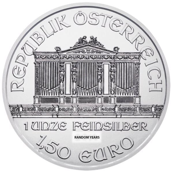 1 OUNCE AUSTRIAN SILVER PHILHARMONIC (RANDOM YEAR) - Image 2