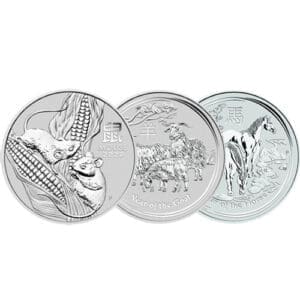 5 OUNCE AUSTRALIAN SILVER LUNAR ROUND