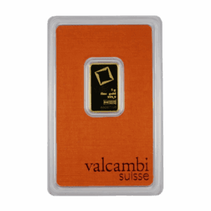 5 GRAM GOLD BAR VALCAMBI NEW WITH ASSAY