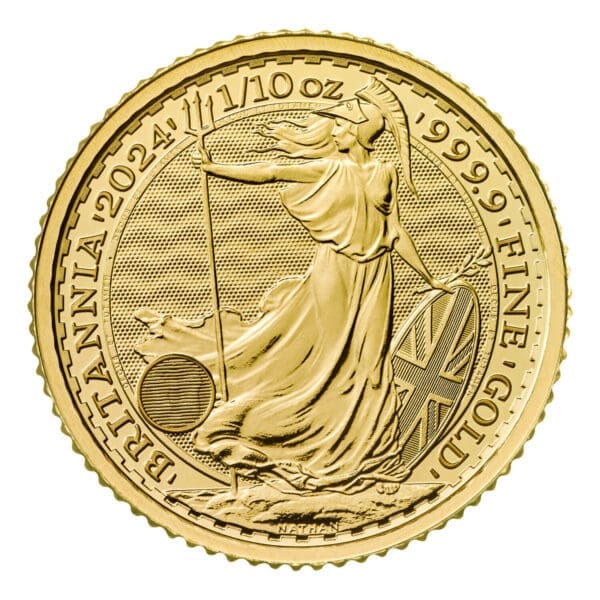 1/10 OUNCE GOLD UK BRITANNIA 2024
