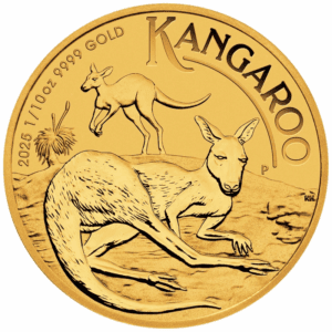 1/10 OUNCE AUSTRALIAN GOLD KANGAROO (RANDOM YEAR)