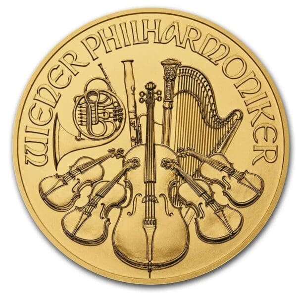 1/10 OUNCE GOLD AUSTRIAN PHILHARMONIC (RANDOM YEAR)