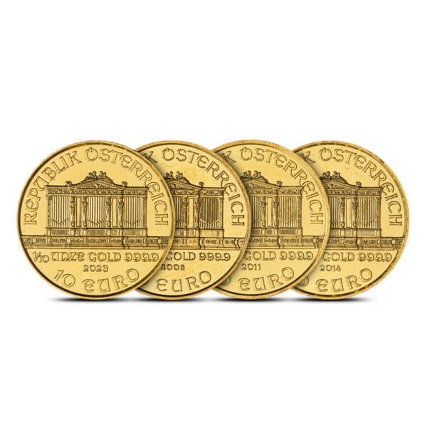 1/10 OUNCE GOLD AUSTRIAN PHILHARMONIC (RANDOM YEAR) - Image 2