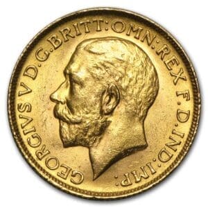 BRITISH GOLD SOVEREIGN KING