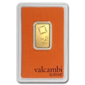10 GRAM GOLD BAR VALCAMBI