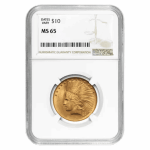 MS65 $10 INDIAN  GOLD EAGLE