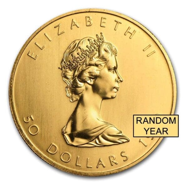 1 OUNCE GOLD MAPLE .999 (RANDOM YEAR) - Image 2