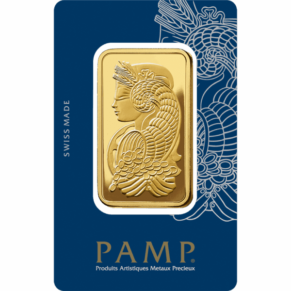100 GRAM GOLD BAR PAMP