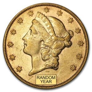 XF $20 LIBERTY GOLD DOUBLE EAGLE