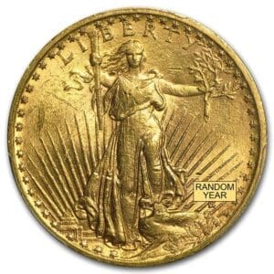 BU $20 SAINT GAUDENS GOLD DOUBLE EAGLE