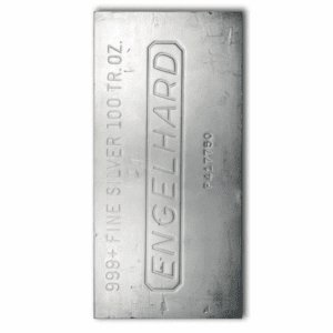 100 OUNCE ENGELHARD SILVER BAR