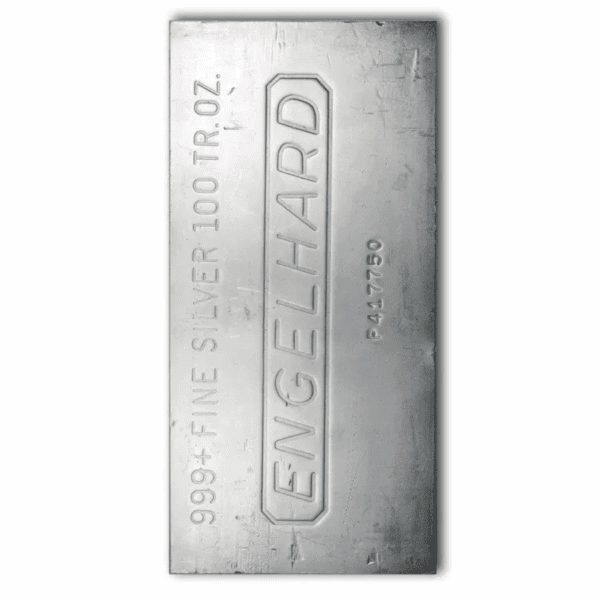 100 OUNCE ENGELHARD SILVER BAR