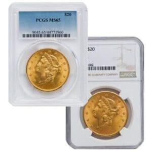 MS65 $20 LIBERTY GOLD DOUBLE EAGLE