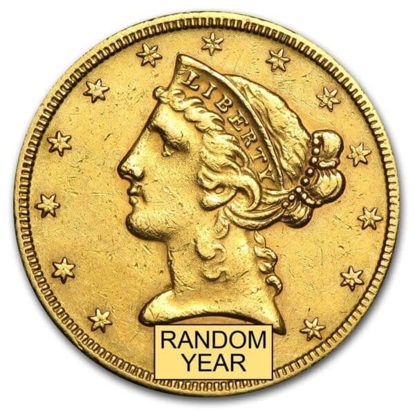 MS64 $5 LIBERTY GOLD HALF EAGLE - Image 2
