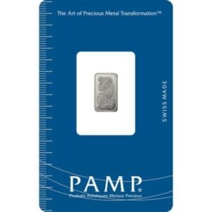 1 GRAM PLATINUM PAMP BAR FORTUNA