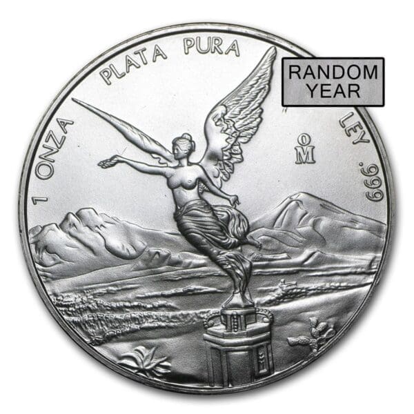 1 OUNCE MEXICAN SILVER LIBERTAD (RANDOM YEAR)