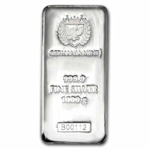 KILO SILVER BAR GERMANIA MINT