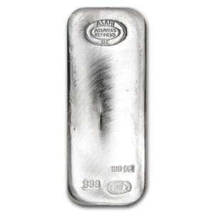 100 OUNCE ASAHI SILVER BAR