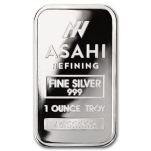 1 OUNCE ASAHI SILVER BAR
