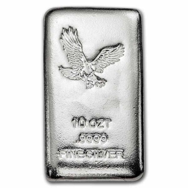 10 OUNCE SILVER EAGLE BAR .9999