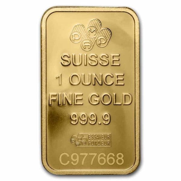 1 OUNCE GOLD PAMP FORTUNA BAR - Image 2