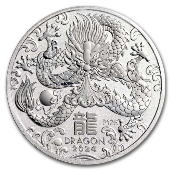 1 OUNCE SILVER AUSTRALIAN LUNAR YEAR OF THE DRAGON 2024 (Series III)