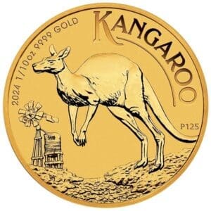 1/10 OUNCE AUSTRALIAN GOLD KANGAROO 2024