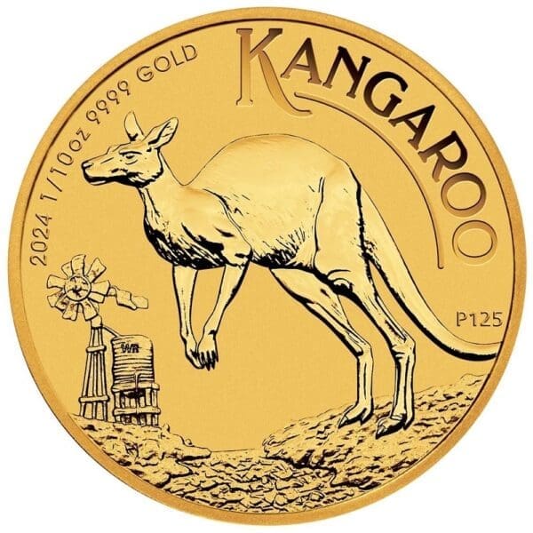 1/10 OUNCE AUSTRALIAN GOLD KANGAROO 2024