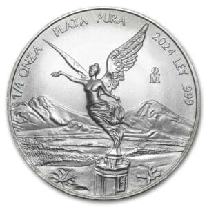 1/4 OUNCE MEXICAN SILVER LIBERTAD 2024