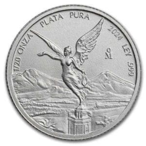 1/20 OUNCE MEXICAN SILVER LIBERTAD 2024