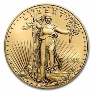 1 OUNCE GOLD AMERICAN EAGLE 2025