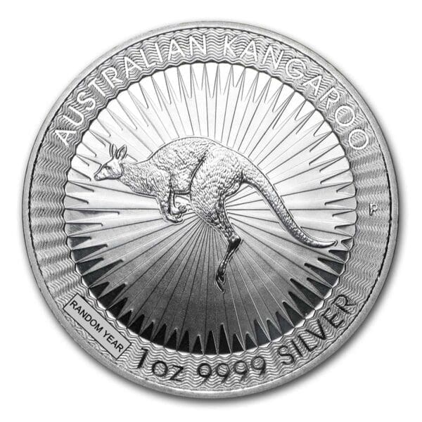 1 OUNCE AUSTRALIAN SILVER KANGAROO (RANDOM YEAR) - Image 2