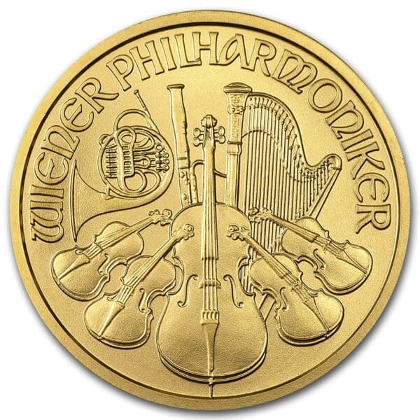 1/2 OUNCE GOLD AUSTRIAN PHILHARMONIC (RANDOM YEAR)