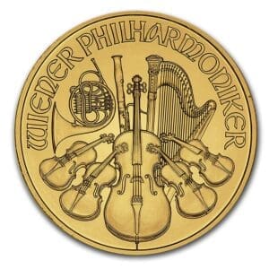 1/4 OUNCE GOLD AUSTRIAN PHILHARMONIC (RANDOM YEAR)